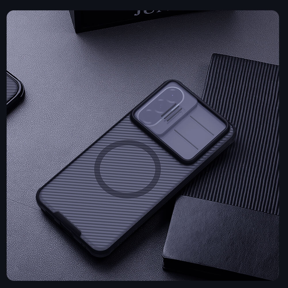 Чехол-крышка NILLKIN для Samsung Galaxy A57 (серия CamShield Pro Magnetic case Clear version)